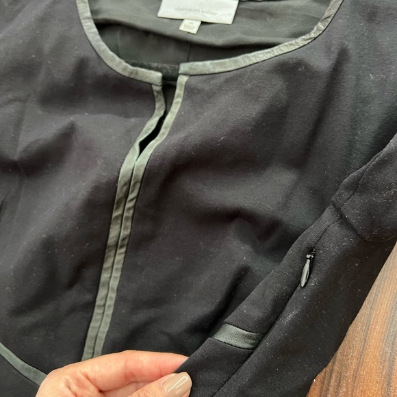 Classiques Entier structured top with leather trim - Picture 6 of 9